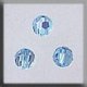 13014 Crystal Treasures-Round Bead 4mm Aquamarine Ab (Qty.3) THUMBNAIL